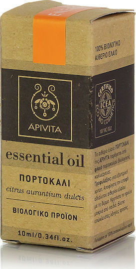 Apivita Essential Oil Energize Organic Essential Oil Orange 10ml