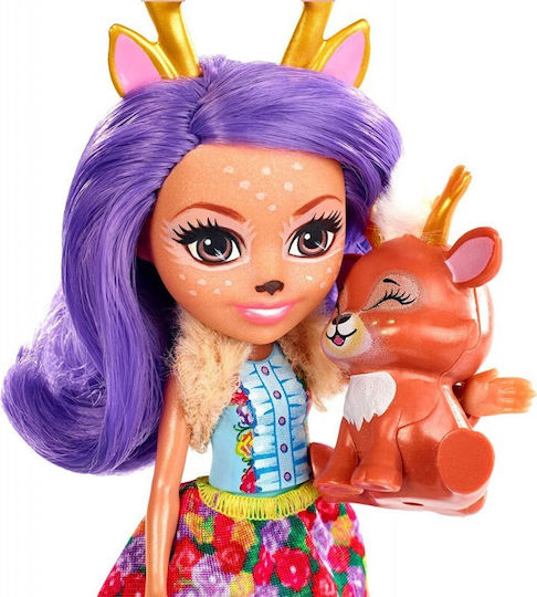 Mattel Danessa Deer & Sprint Кукла за 4+ години+ години 15см.