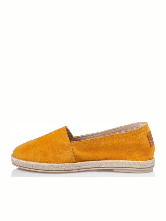 Women's Suede Espadrilles Orange