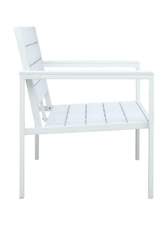 Παγκάκι Εξωτερικού Χώρου Πλαστικό 120x64x78cm