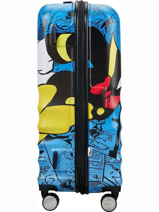 American Tourister Wavebreaker Disney Donald Duck Children's Cabin Travel Suitcase Hard Blue with 4 Wheels Height 55cm 85667-5278