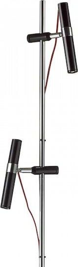 Rendl Light Studio Viper FL Vintage LED Floor Lamp H151cm. Black