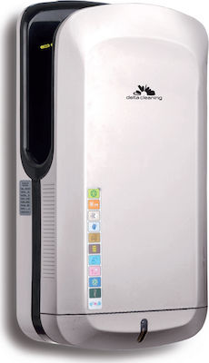 Delta Cleaning Plastic Hand Dryer with Sensor Super Jet ΣΤ80 White 1.9kW