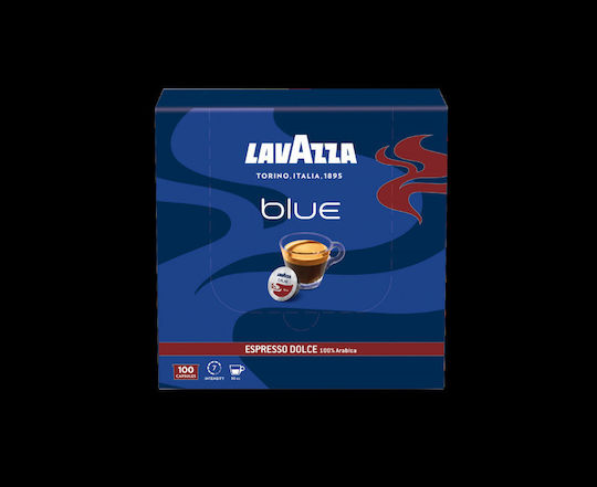 Lavazza Capsules Espresso Dolce Compatible with Machine LavAzza Blue 100caps,tobolek