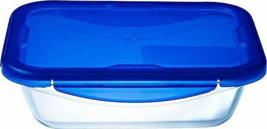 Pyrex Cook & Go Glas-Mittagsboxen Set Blau 2Stücke