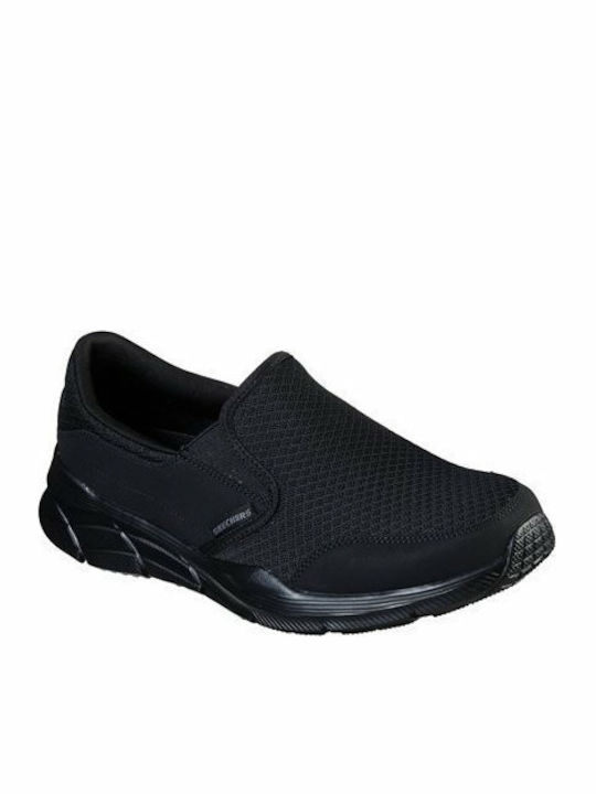 Skechers Relaxed Fit Equalizer 4.0 Ανδρικά Slip-On Μαύρα