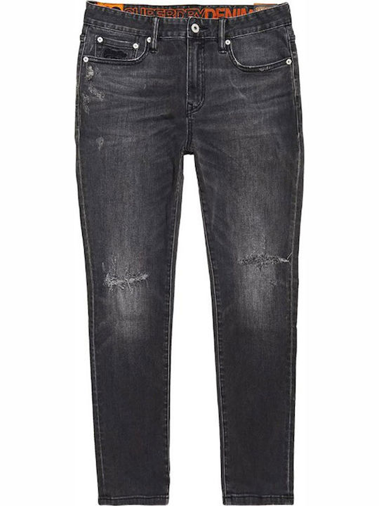 Travis Men's Jeans Pants in Skinny Fit Anthracite