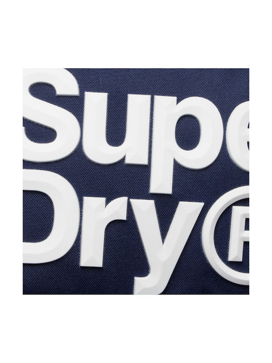 Superdry Logo Montana Υφασμάτινο Σακίδιο Πλάτης Navy Μπλε