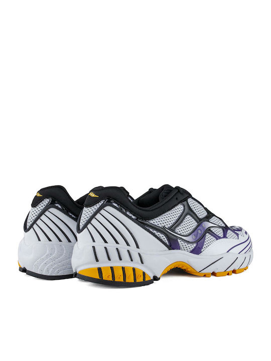 Grid Web Herren Sneakers Weiß