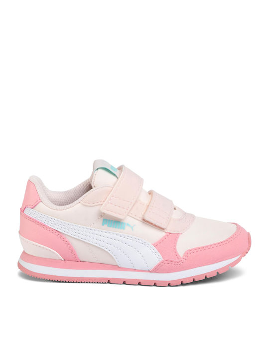 Puma Αthletische Kinderschuhe Laufen St Runner v2 Nl V Ps mit Klettverschluss Rosa