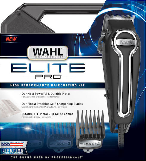 Wahl Professional Elite Pro Professionell Haarschneidemaschine Stromversorgung Schwarz 79602-201