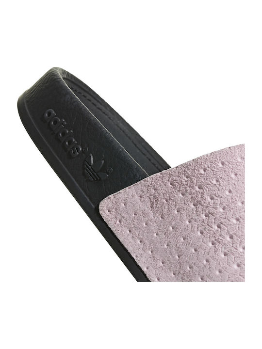 Adilette Luxe Frauen Flip Flops in Rosa Farbe