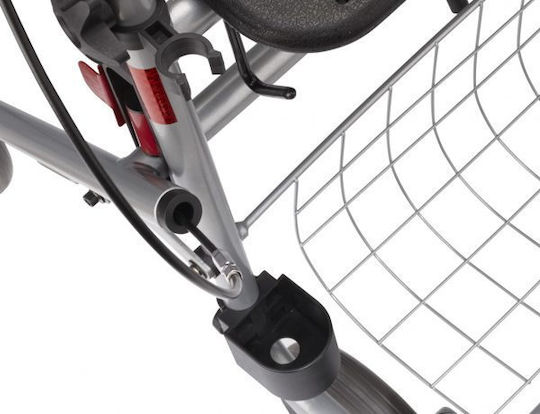 Bischoff & Bischoff Senio Foldable Aluminum Walker Silver