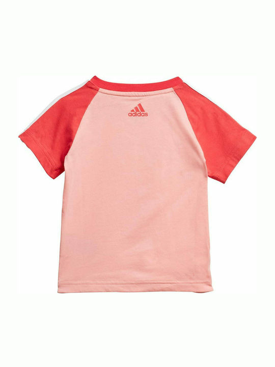 adidas Kids Set with Shorts Summer 2pcs Pink