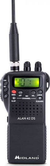 Midland Alan 42DS CB Αυτοκινήτου με Μονόχρωμη Οθόνη