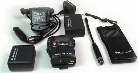 Midland Alan 42DS CB Αυτοκινήτου με Μονόχρωμη Οθόνη
