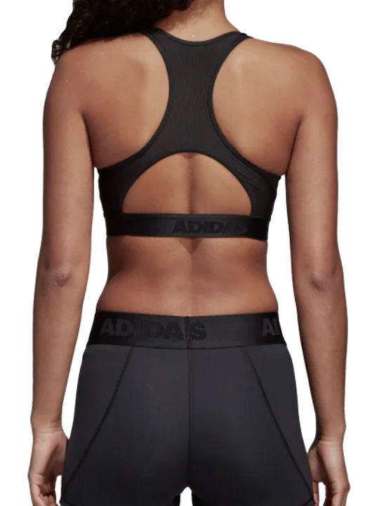 adidas Performance Γυναικείο Αθλητικό Μπουστάκι Μαύρο με Επένδυση & Ελαφριά Ενίσχυση