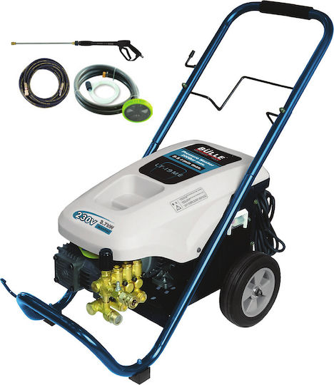 Bulle Pressure Washer Electric 3700W with Pressure 200bar and Metal Pump