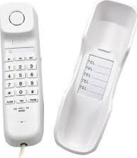 Telco TM13-001CID Жичен Телефон Гондола Бял 010017