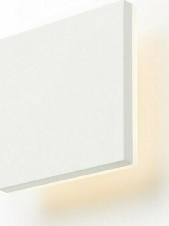 Rendl Light Studio Athi Επιτοίχια Εξωτερική Πλαφονιέρα LED IP54 9.6W με Θερμό Λευκό Φως 15x15x5εκ.
