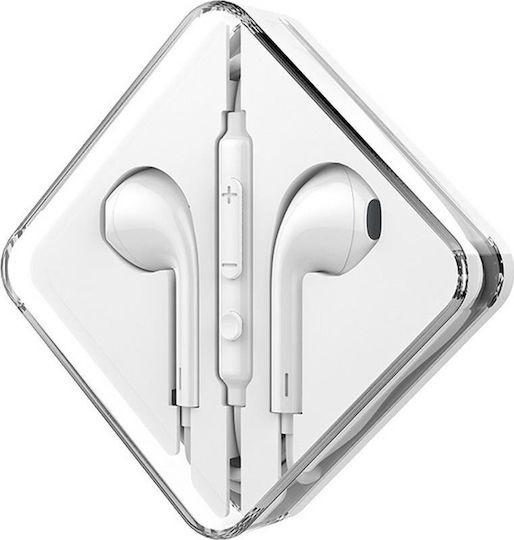 Hoco M55 Earbuds Handsfree with 3.5mm Connector White