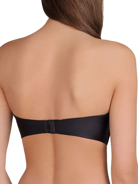 Refined Glamour WW031U Μαύρο Σουτιέν για Βαθύ Ντεκολτέ Push Up