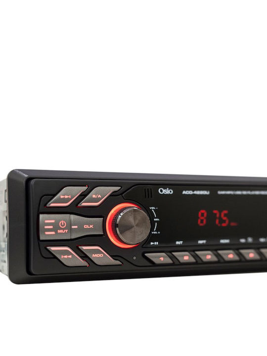 Osio Ηχοσύστημα Αυτοκινήτου Universal 1DIN (USB/AUX)