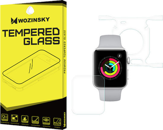 Black Full Face Tempered Glass για το Apple Watch 38mm 1τμχ Series2
