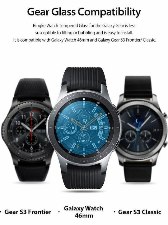 Ringke ID 4x Gehärtetes Glas für das Galaxy Watch 3 41mm 2Stück RGK772