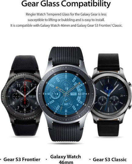 Ringke ID 4x Tempered Glass for the Galaxy Watch 3 41mm 2pcs RGK772