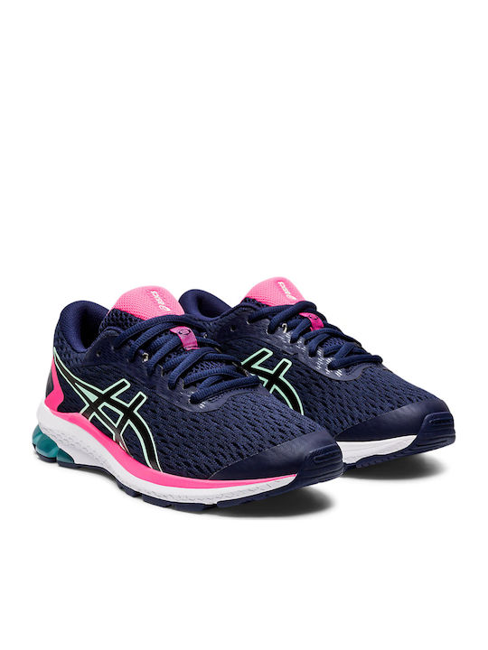 GT-1000 Kids Sports Shoes Running with Laces Navy Blue