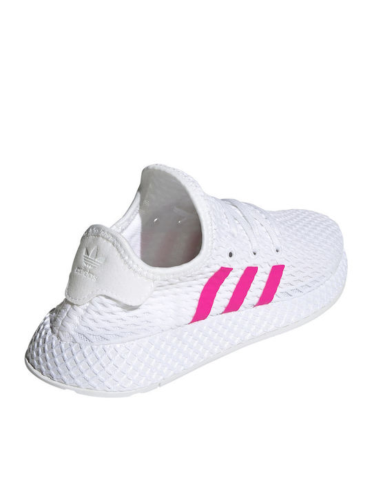 Deerupt Runner C Kinder Sportschuhe Laufen mit Schnürsenkeln Weiß