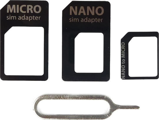 M-Life Micro/Nano SIM Adapter in Black color