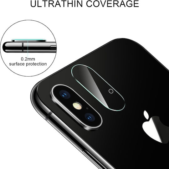 Back Lens Προστασία Κάμερας Tempered Glass Μαύρο για το iPhone XS