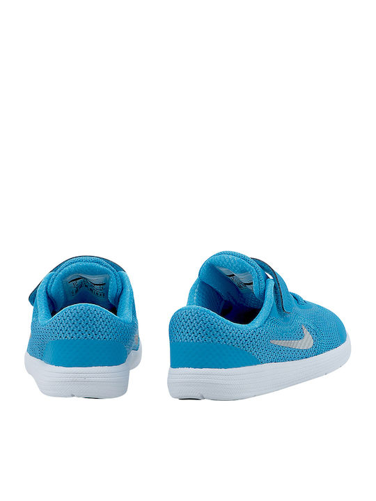 Revolution Revolution 3 TD Kids Sports Shoes Running with Hoop & Loop Closure Turquoise