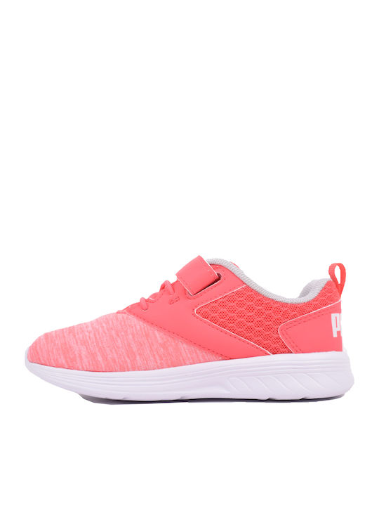 NRGY Comet V Kids Sports Shoes Running with Hoop & Loop Closure Fuchsia