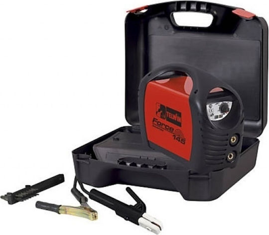 Telwin Force 145 Ηλεκτροκόλληση Inverter MMA με Μέγιστο Ρεύμα Συγκόλλησης 130A και Κύκλο Εργασίας 7%