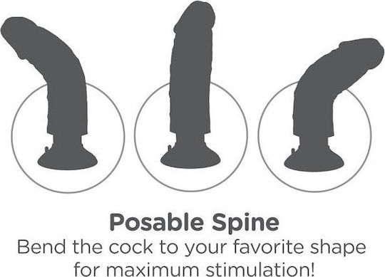 Pipedream King Cock Vibrating Cock Realistisch Vibrator 20cm Flesh