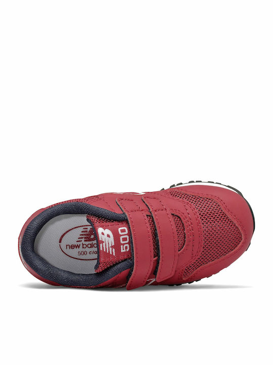 Kids Sneakers with Scratch Burgundy
