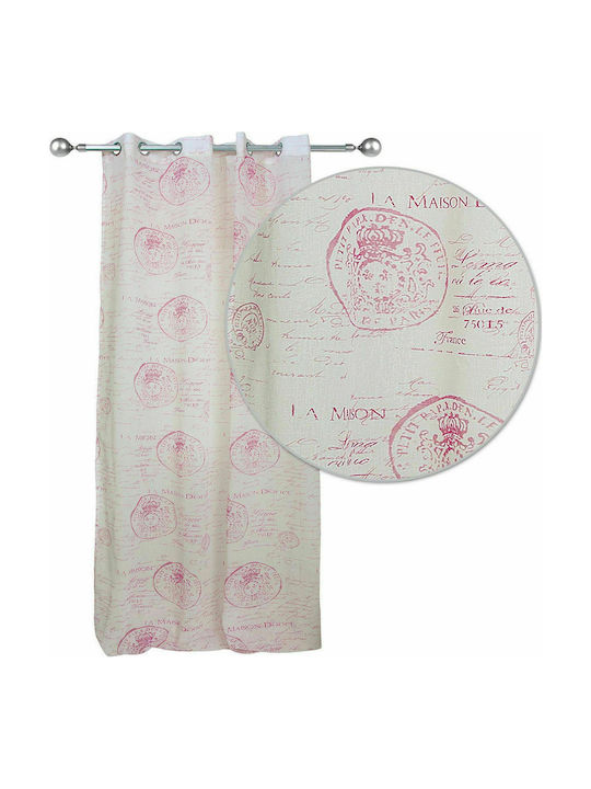 Das Home Perdea Cu Capse 2031 Ecru 140x280cm