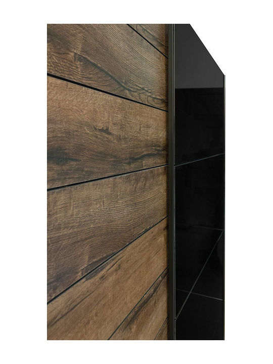Kappa Δίφυλλη Ντουλάπα Συρόμενη 220x61x210cm