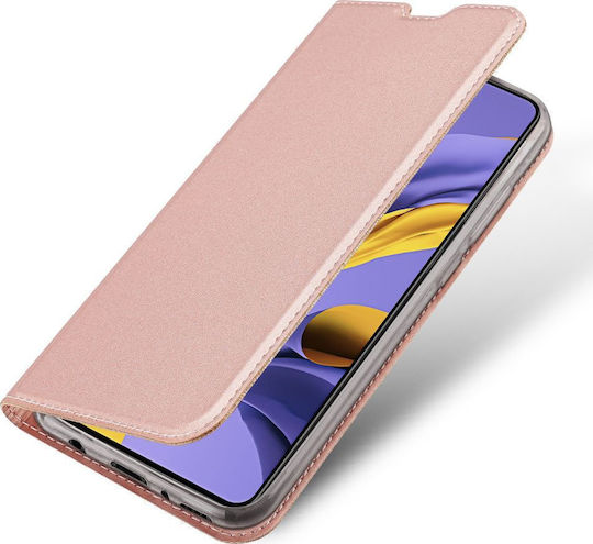 Dux Ducis Skin Pro Book Synthetic Leather Rose Gold (Galaxy A71)