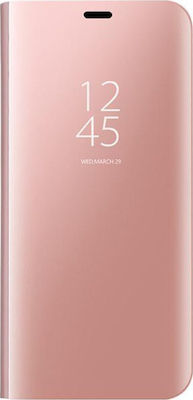 Clear View Plastic Book Rose Gold (Galaxy S9)