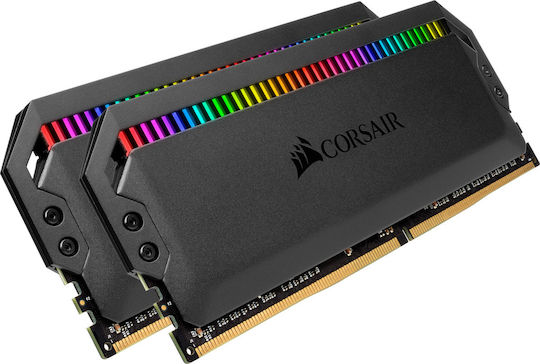 Corsair Dominator Platinum RGB 16GB DDR4 RAM mit 2 Modulen (2x8GB) und Geschwindigkeit 3000 für Schreibtisch