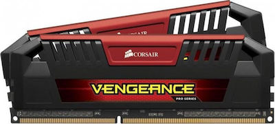 Corsair 16GB DDR3 RAM με 2 Modules (2x8GB) και Ταχύτητα 1600 για Desktop