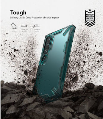 Ringke Fusion X Back Cover Plastic 2mm Durable Green (Xiaomi Mi Note 10 / Mi Note 10 Pro)