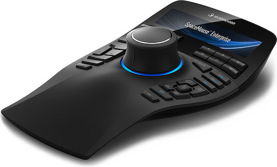 3D Connexion SpaceMouse Enterprise Verkabelt Ergonomisch Maus Schwarz