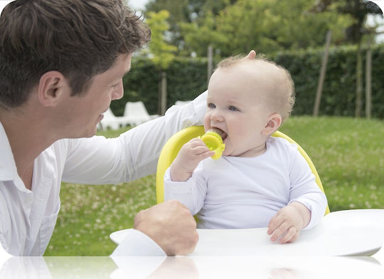 Kidsme Green Silicone Feeder for 6+ Months