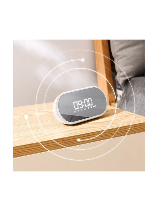 Baseus Encok Tabletop Digital Clock Plastic with Alarm Clock Black NGE09-01