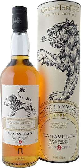 Game Of Thrones House Lannister Single Malt Whisky 9 Years Scotland In a Box 46% 700ml
